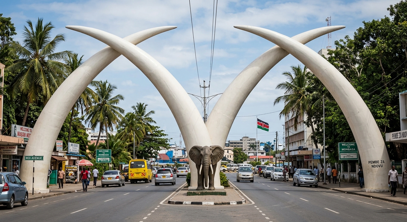 Mombasa Africa Nature Safaris Beautiful tropical beach on the Kenyan coast